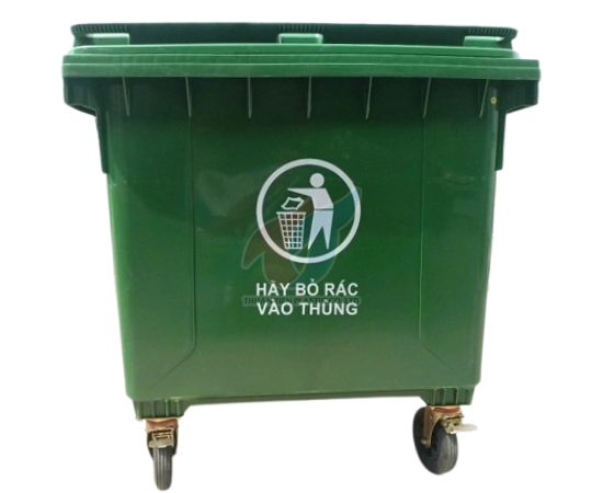Thùng rác 1100L - 134x103x133cm (2)