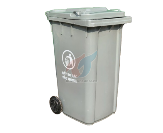 Thung rac 240L - mau xam (3)