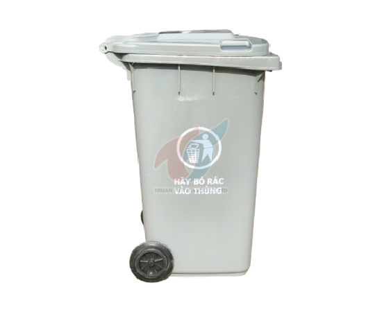 Thung rac 240L - mau xam